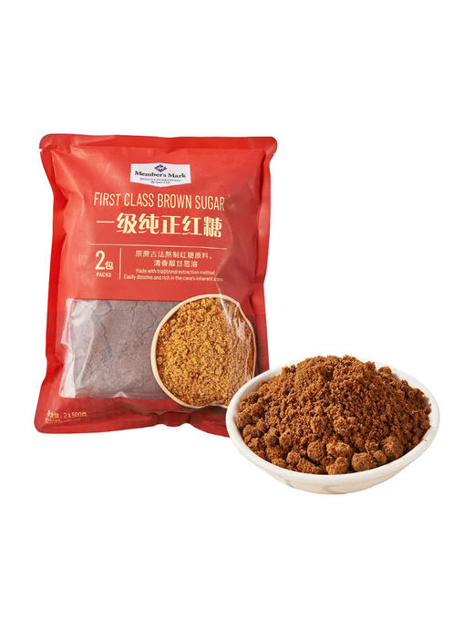 MM 山姆 Member's Mark 一级纯正红糖 500g*1/2袋 商品图0