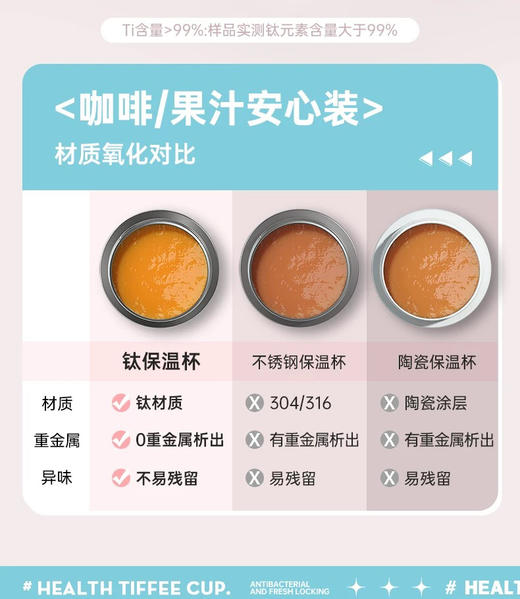 康巴赫纯钛保温杯450ml 商品图7
