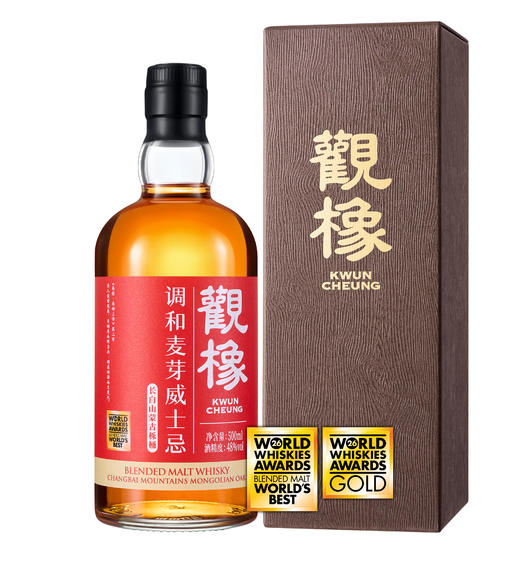 世界冠军 觀橡 长白山蒙古栎桶 调和麦芽威士忌 商品图0