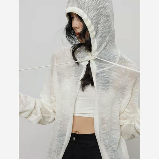 【LP同款】SUSX品牌直发 竹节麻感透气防晒罩衫C355333（下单3-7天发货） 商品图0