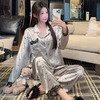 【甜美显瘦❗️波点蝴蝶结家居服套装】亲肤柔软，舒适透气，上身超舒服超好看！睡衣女春秋季新款减龄冰丝长袖长裤★美物社 商品缩略图0