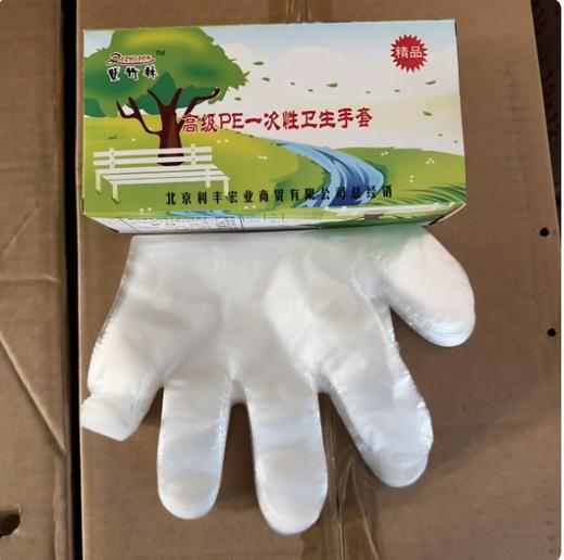 【YMHR】紫竹林一次性pe手套 商品图0
