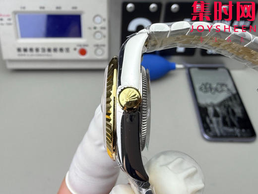 劳力士GS日志型系列 女款28mm GS日志28系列 间金贝母钻面 2671机 五珠带 女士腕表 商品图5