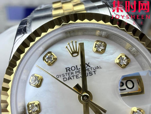 劳力士GS日志型系列 女款28mm GS日志28系列 间金贝母钻面 2671机 五珠带 女士腕表 商品图3
