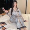 【甜美显瘦❗️波点蝴蝶结家居服套装】亲肤柔软，舒适透气，上身超舒服超好看！睡衣女春秋季新款减龄冰丝长袖长裤★美物社 商品缩略图2