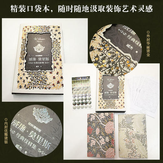 纹样博物馆 威廉莫里斯*纹样集 威廉莫里斯纹样图鉴花卉植物图案花纹纹样设计作品集英国复古纹样 商品图3