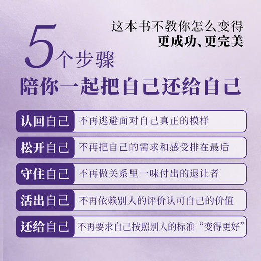 把自己还给自己 陈逸馨著博文书院创办者女性成长励志心理自助 商品图3