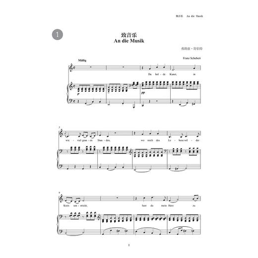 高校德奥艺术歌曲选集（初级）/查大林 汪昌博/浙江大学出版社 商品图1