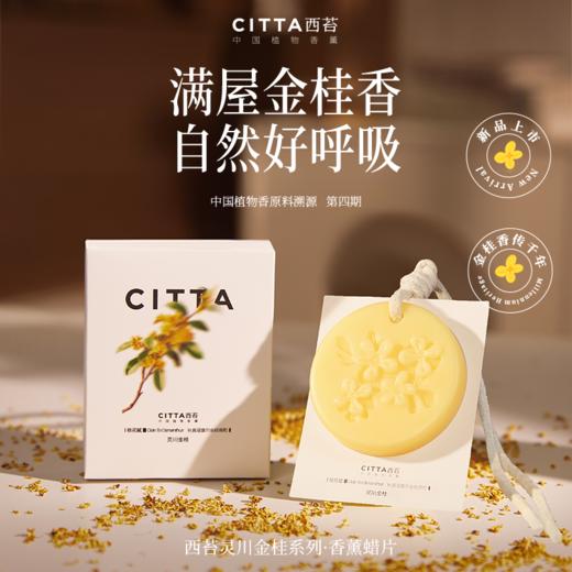 CITTA西苔灵川金桂圆形香氛蜡片桂花香片 衣柜除味香挂 商品图0