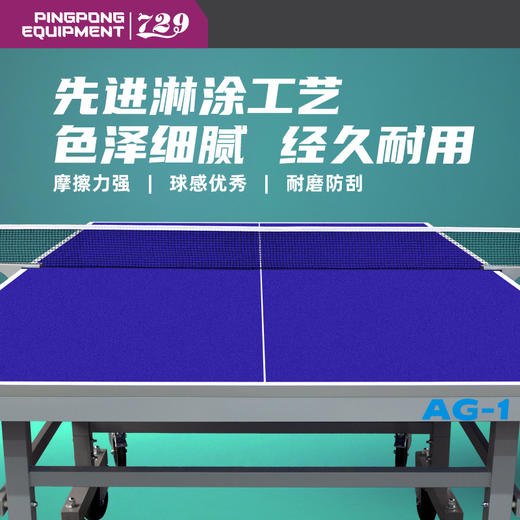 七二九729乒乓球台专业乒乓球桌AG-1pro专业国际大赛用球桌25mm 商品图3