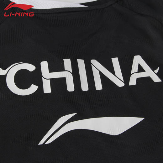 李宁羽毛球服中青队大赛服男女同款AAYW119透气速干比赛上衣运动短袖 商品图5