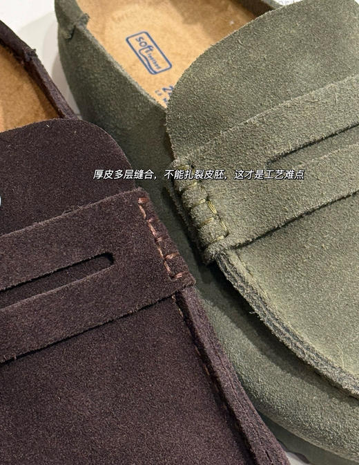 独家代工勃肯‼️𝐍𝐚𝐩𝐥𝐞𝐬乐福半拖穆勒乐福鞋080403 商品图11