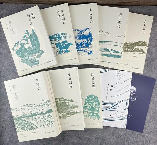 【超值特惠】“费孝通经典作品集”，全8卷12册，费孝通著，湖南人民出版社2022年10月一版，定价520，售价156元。图片仅供参考，见最后一段。 商品图6