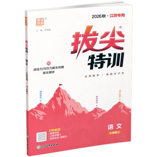 2026秋 拔尖特训 语文 人教版 部编版 六年级上 6上 同步提优训练专项练习一课一练 同步教辅 必刷题 通成学典天天练教辅 商品图1