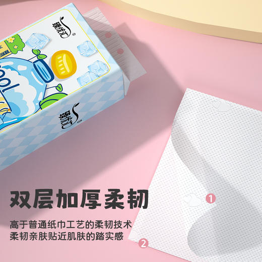 【秒杀❗️9.9抢3提🔥悬挂式抽纸】自然原木，源自森林，柔软亲肤，纯净如初，原生木浆，给您呵护！纸巾原生木浆卫生纸亲肤柔软面巾纸厕所专用纸抽★美物社 商品图3