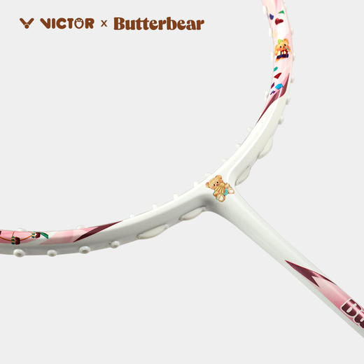 VICTOR威克多羽毛球拍全碳素ARS-Butterbear黄油小熊系列联名款速度型球拍 商品图3