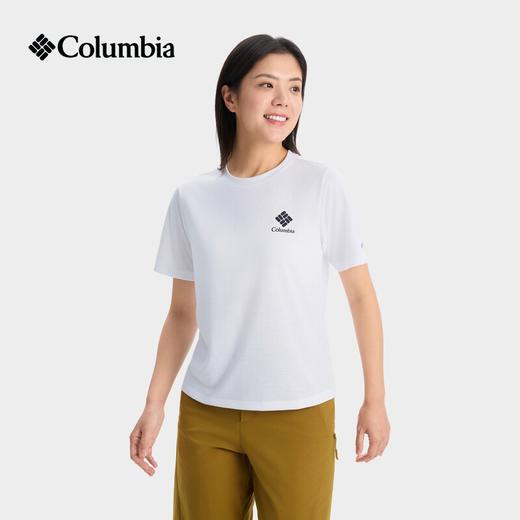 Columbia哥伦比亚户外26春夏新品女子吸湿速干圆领短袖T恤XR6735 商品图1