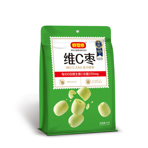 【咔呲酥脆】好想你 维C枣 56g/袋*4袋 全自动去核工艺无核即食更方便 商品图4