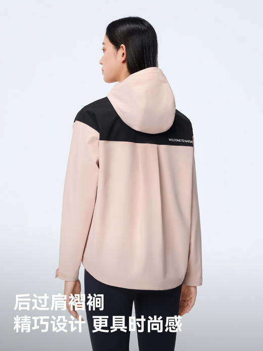 伯希和户外单层冲锋衣Teflon三防面料登山服时尚拼色外套 125101020 商品图3