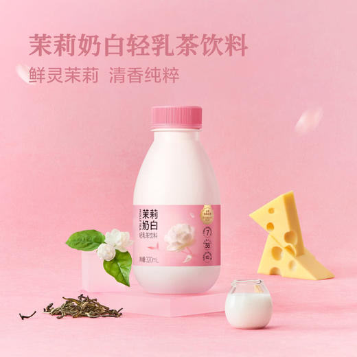 MM 山姆 茉莉奶白 轻乳茶饮料 320ml*6/12瓶 商品图1