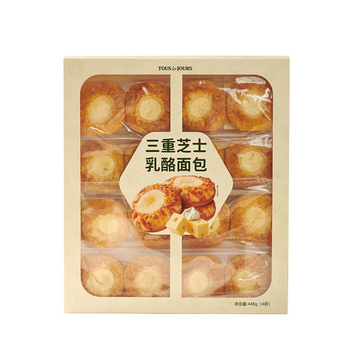 MM 山姆 多乐之日 三重芝士乳酪面包 112g*2/4袋 商品图0