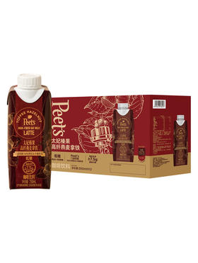 MM 山姆 Peet's太妃榛果燕麦拿铁 250ml*6/12瓶