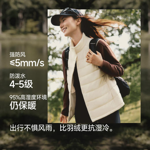 【蕉下精选】蕉下女士轻量白绒马甲（中暖）PF00726 商品图3