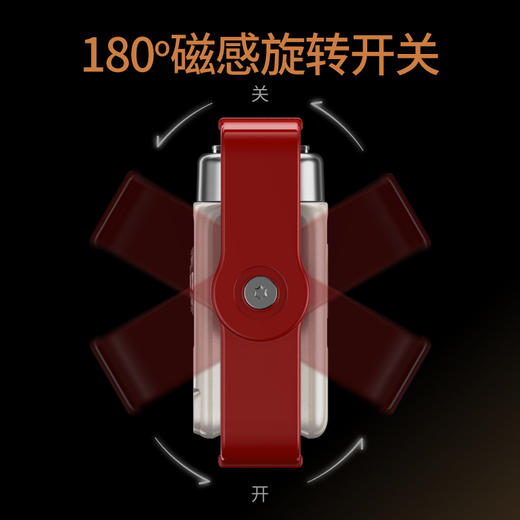 【复古磁带机造型 180°双环浮动超薄刀网】创维随身T剃须刀（IPX7级全机身防水 多色可选*礼盒装） 商品图12