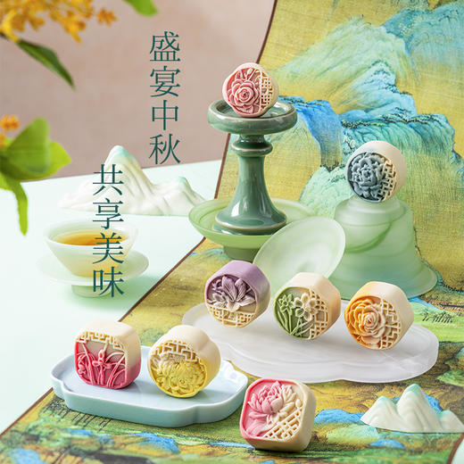 2件-20【清甜不腻】akoko非遗中式茶点礼盒 月饼礼盒（可备注晚点发） 商品图6