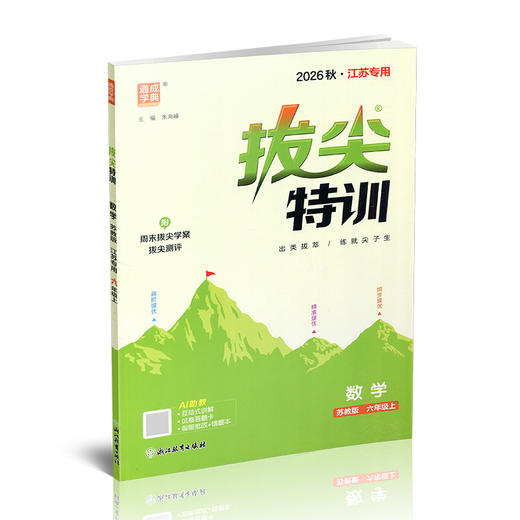 2026秋 拔尖特训 数学 苏教版 六年级上 6上 同步提优训练专项练习一课一练 同步教辅 必刷题 通成学典天天练教辅 商品图3