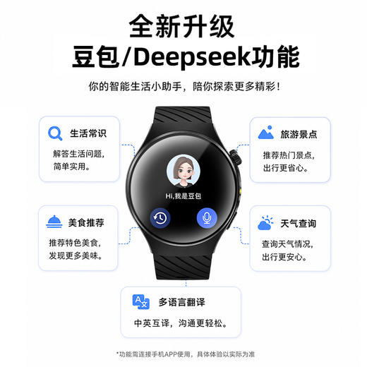 疯抢中！！【下单送两条表带】【中国500强 创维Watch U9智能Ai手表】搭载DeepSeek/豆包双Ai引擎 智能遥控 高德导航 小维智能语音控制 防水/运动/健康监测等多功能礼盒装 商品图3