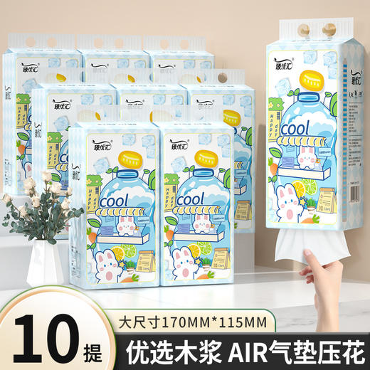 【秒杀❗️9.9抢3提🔥悬挂式抽纸】自然原木，源自森林，柔软亲肤，纯净如初，原生木浆，给您呵护！纸巾原生木浆卫生纸亲肤柔软面巾纸厕所专用纸抽★美物社 商品图0