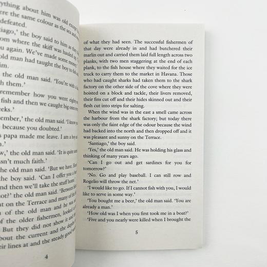 老人与海 英文原版小说 The Old Man and the Sea 海明威原著 Hemingway经典名著可搭追风筝的人The Kite Runner福尔摩斯 商品图2