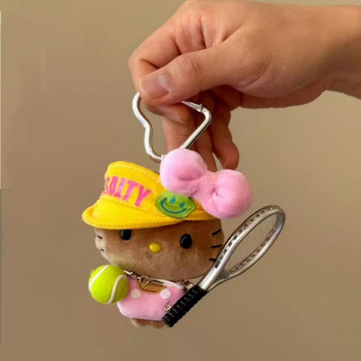 网球黑皮Kitty挂件玩偶 商品图6