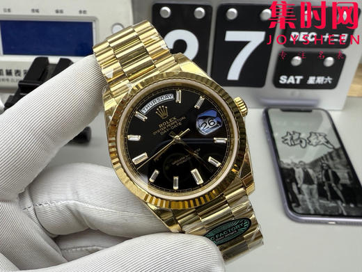 RC配重版 重量200克+ 黑冰糖DD 劳力士星期日历型系列 日志40mm 商品图1