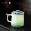 【赠中国航天机械拼装笔礼盒】上新了故宫·玲珑天工泡茶杯 ｜ 透光玲珑瓷，温润如玉！云鹤迎光满杯福，风雅至极！ 商品缩略图3
