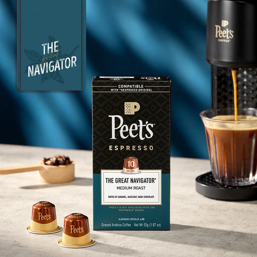 MM 山姆 Peet's 皮爷咖啡 大航海家胶囊咖啡 5.3g*30/60 商品图2