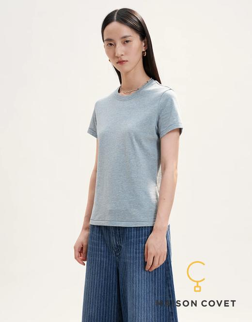 WHM 羊毛混色针织布短袖 商品图2