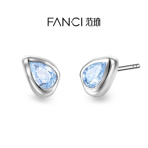Fanci范琦【蓝眼泪系列】浪漫款耳钉925银女轻奢小众设计感耳饰 商品图0