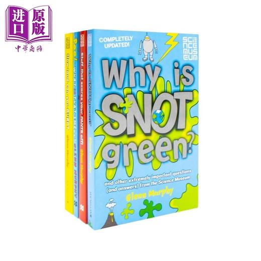 【中商原版】格伦墨菲的科普4小册 Glenn Murphy 4-book pack 英文原版 儿童科普读物 涵盖科学、技术、工程和数学 进口童书  商品图0