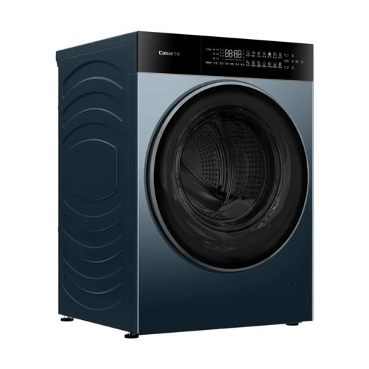 卡萨帝 洗衣机 CE B10LWDBLKU1 锡兰青 10公斤 滚筒洗衣机 设计师系列 直驱变频 一级能效 洗净比1.28 渗锌钢板 LED显示 双智投 上排水 前开式 全自动 不锈钢内筒 商品图1
