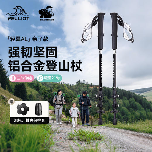 【轻翼AL】伯希和户外登山杖徒步伸缩手杖专业爬山装备防滑拐杖 商品图0