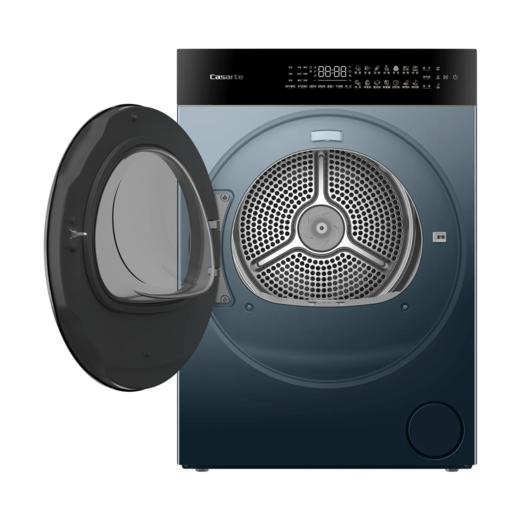 卡萨帝 干衣机 CG S10BUBLKU1 锡兰青 10公斤 干衣机 设计师系列 变频 热泵烘干 超薄全嵌 体玻璃触控屏 220V~50Hz 750W 商品图3