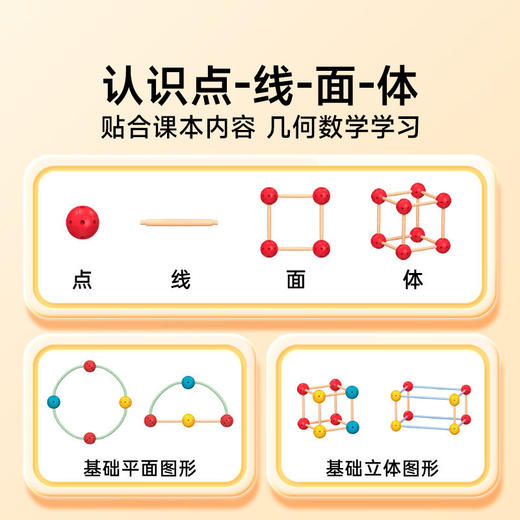 【培养孩子创造性数理思维能力】时光学空间几何建构师儿童积木玩具 益智拼装男女孩3~8岁思维训练 商品图2