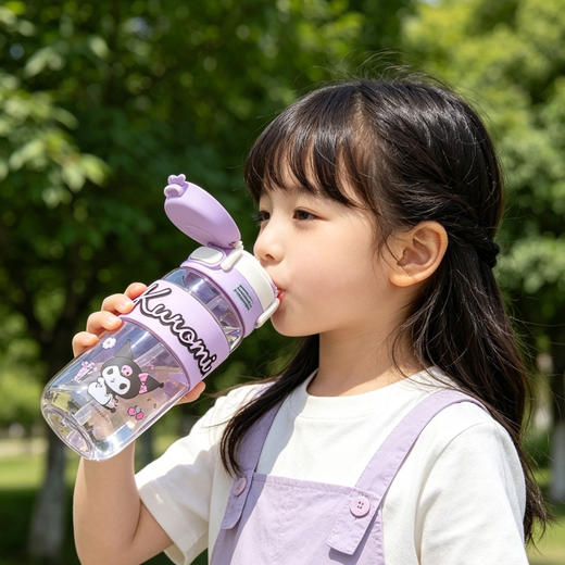 正版ip授权弹跳双饮儿童水杯水壶600ml 商品图3