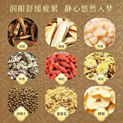 【下单即赠五行合香珠手串*1】相合堂 护眼疗香眼罩 透气不闷肤 松紧绳设计佩戴稳固 商品图2