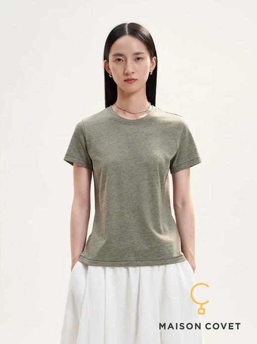 WHM 羊毛混色针织布短袖 商品图0