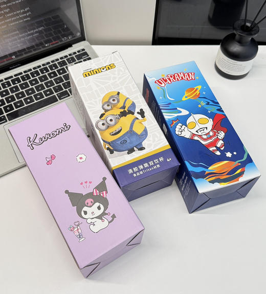 正版ip授权弹跳双饮儿童水杯水壶600ml 商品图8