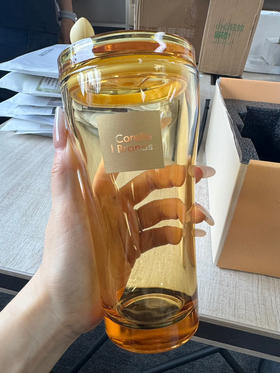康宁•心悦双饮琥珀高硼硅杯子500ml