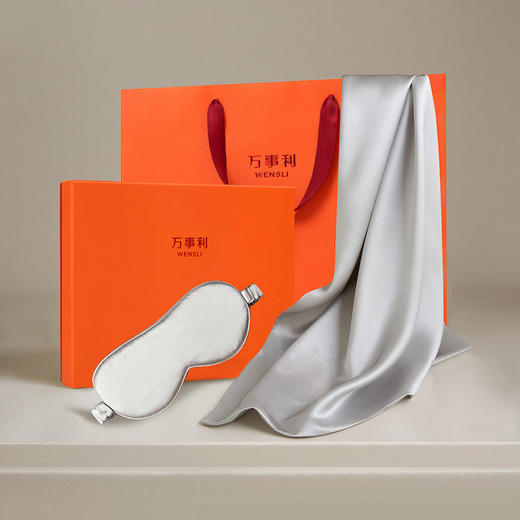 万事利“悠然生活”眼罩枕套套装-SY 商品图1